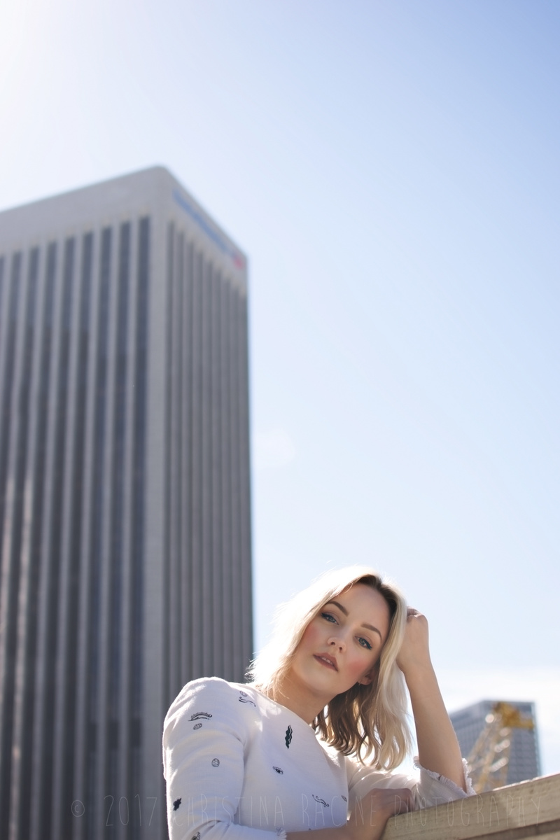Female model photo shoot of ChristinaRacine in Walt Disney Concert Hall