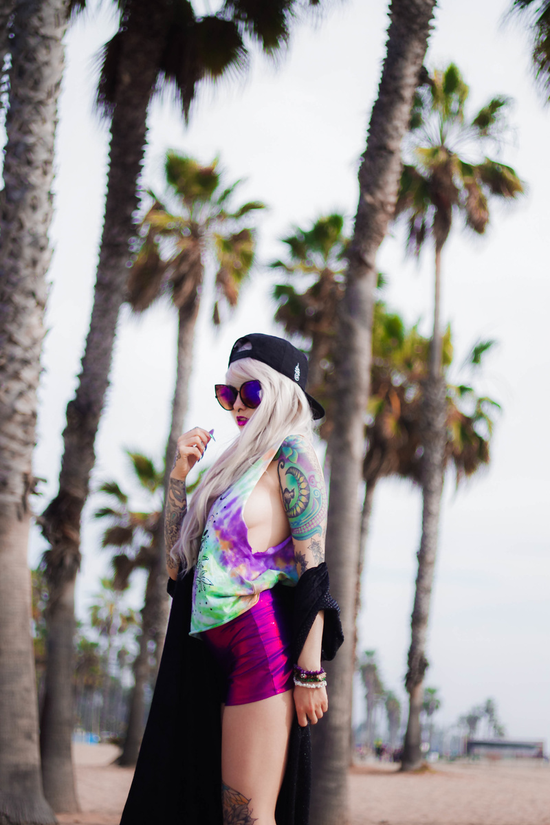 Female model photo shoot of calishaze in Santa Monica, California
