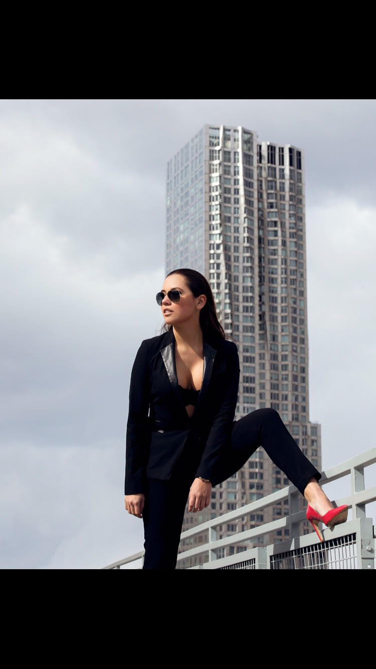 Female model photo shoot of lauravilam in new york