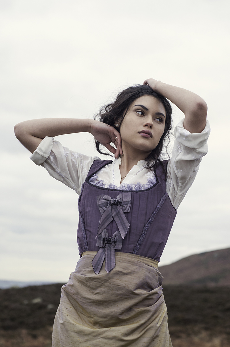 Female model photo shoot of Maisie Coulbert in Ilkley Moor
