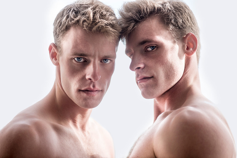 Male model photo shoot of Proeh Twins by Walter Tab in Skalicky Studios