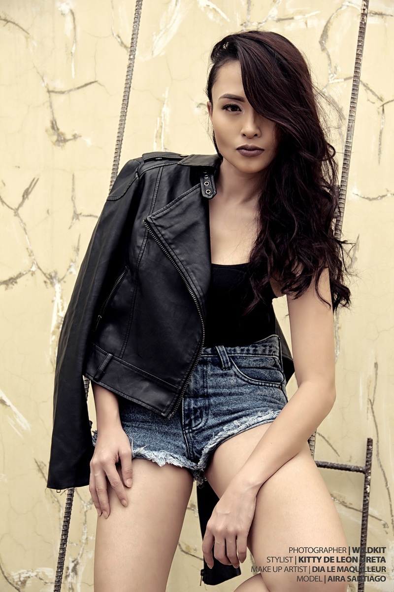 Female model photo shoot of airasantiago