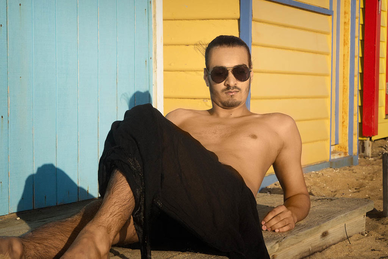 Male model photo shoot of gurpreets by alantan-fotography in brighton beach
