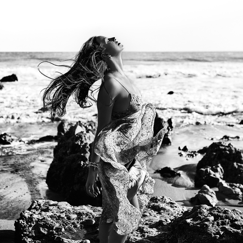Male and Female model photo shoot of JakeTyCyn and Kristina Dow in El Matador Beach