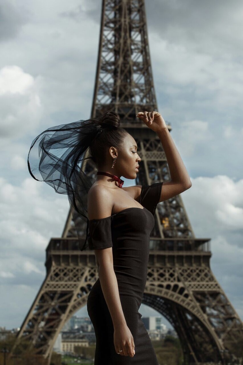 Female model photo shoot of Miss Kevine in Paris, France