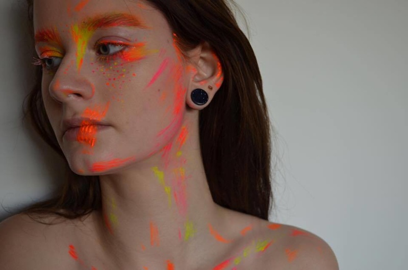 Female model photo shoot of JessSmith, makeup by Abi Gibbens