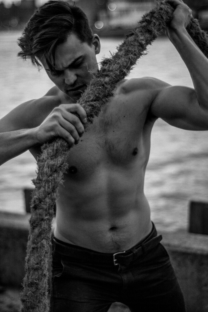 Male model photo shoot of Maxim_Rodionchik