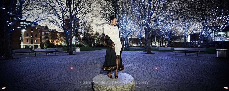 Female model photo shoot of Misskiou by Chris Ennis in London