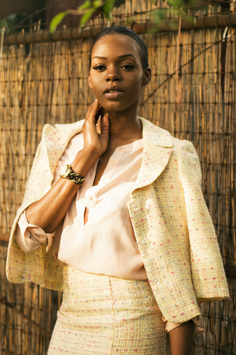 Female model photo shoot of Quansae Masire