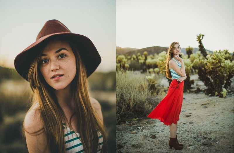 Female model photo shoot of Hannah Maisel Photo in Joshua Tree, CA