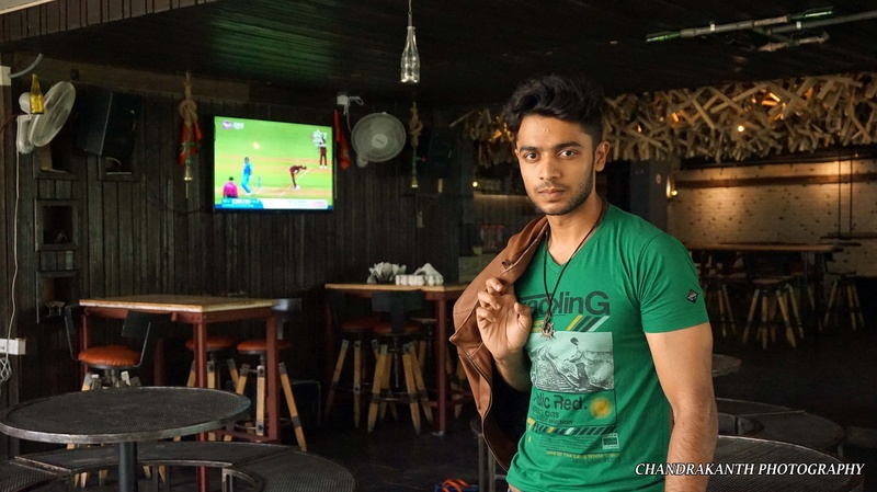 Male model photo shoot of Chandrakanth in Photoshoot in Indiranagar Pub