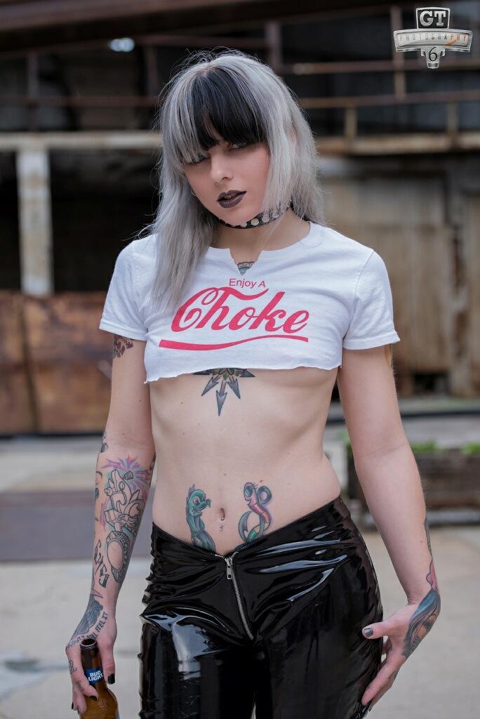 Female model photo shoot of Kimberly Tattoo