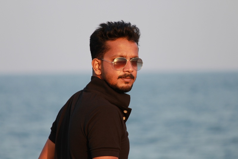 Male model photo shoot of Nish Nikky in Serenity Beach Pondichery