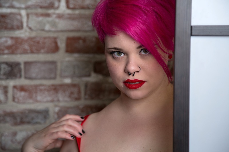 Female model photo shoot of PaigeElizabethPlusModel by Jeff Cohn, hair styled by Paige Elizabeth Lewis