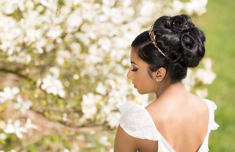 Female model photo shoot of StylesByTia and RAHIMA by nicklightsfotos in Queen Elizabeth Park, makeup by StylesByTia