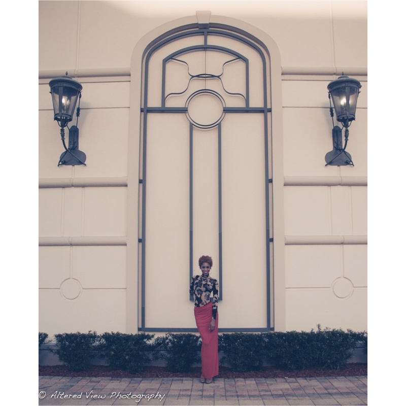 Female model photo shoot of Stella Barnes  by MikeWright71 in Mizner Park; Boca Raton, Fl