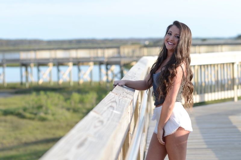 Female model photo shoot of Britt Nicolee  in Assateague Island