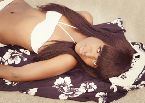 Female model photo shoot of Selena Jones by Subjam in Beach