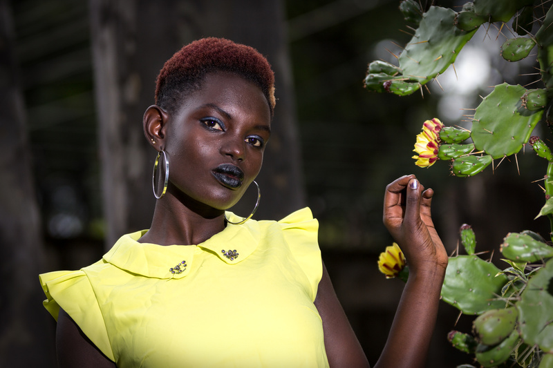 Female model photo shoot of Adoyo in Nairobi, Kenya.