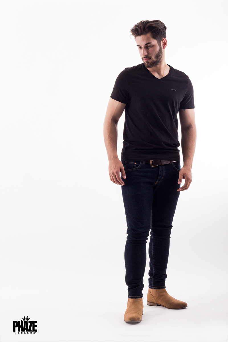 Male model photo shoot of Phaze Jackson