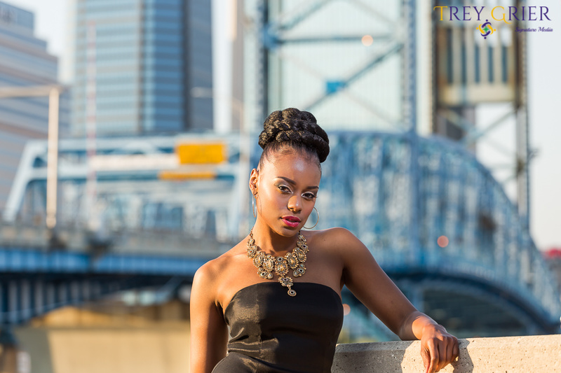 Female model photo shoot of KGudZ by Trey Grier, makeup by Chloe Lincoln