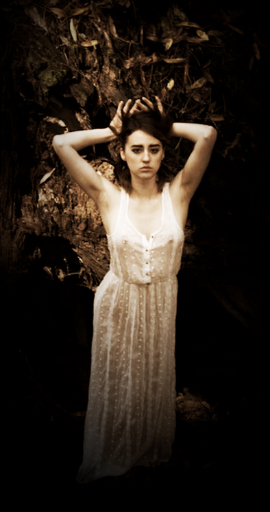 Female model photo shoot of Shy Pie by BLL Photography in Henry Cowell, CA
