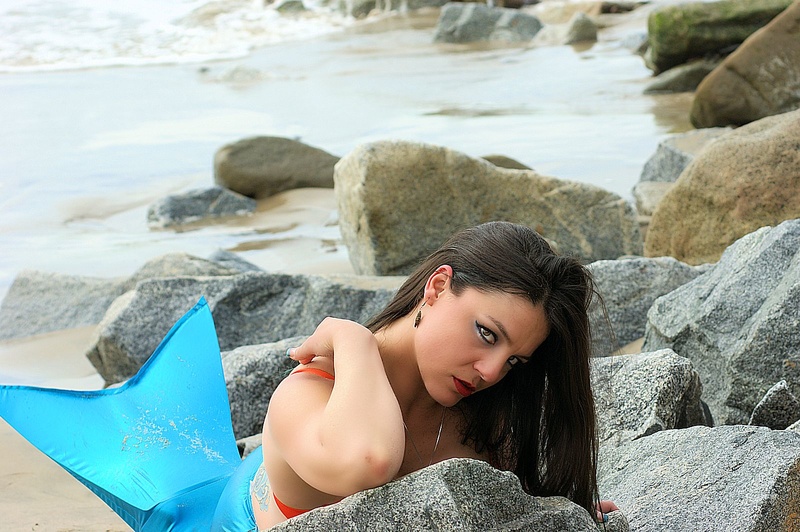 Female model photo shoot of Siren Catalina by Adjatay Photography in Malibu