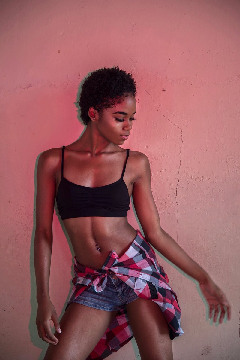 Female model photo shoot of Danaebrathwaite in St. Joseph, Barbados