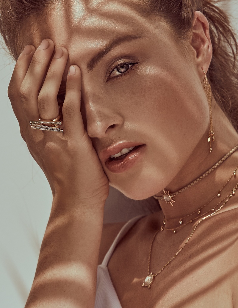 Female model photo shoot of elizabethstonejewelry