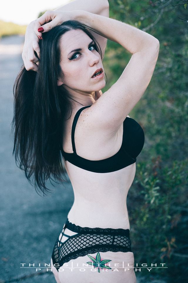 Female model photo shoot of CrystalCatastrophe