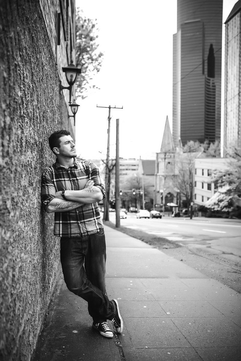 Male model photo shoot of James_Riley in Downtown Seattle