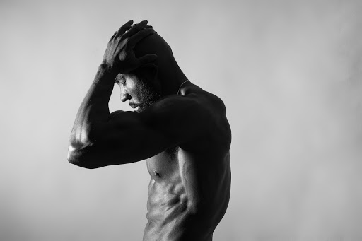 Male model photo shoot of Blackness