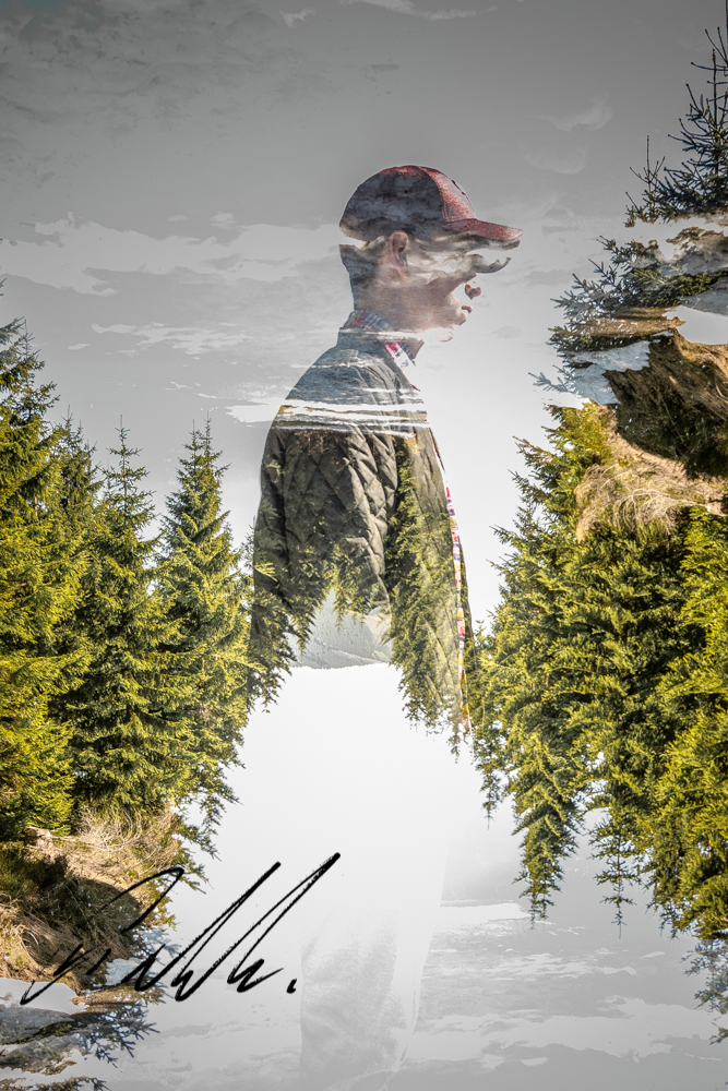 Male model photo shoot of Double Exposure Tog in Czech Republic