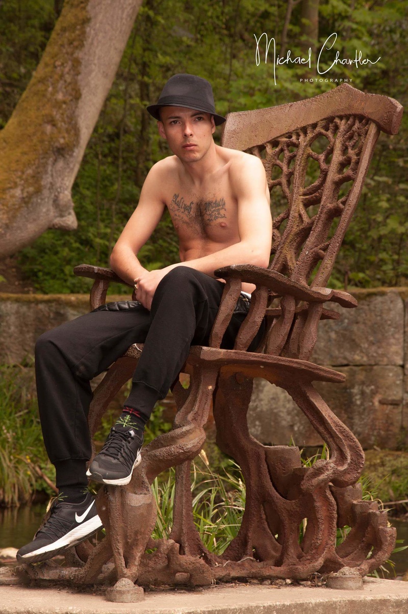 Male model photo shoot of Simion McKie in Rivelin Valley