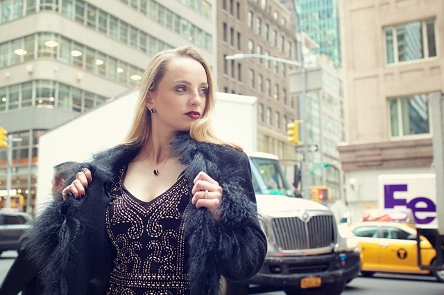 Female model photo shoot of Rusk  in Madison Avenue, Manhattan
