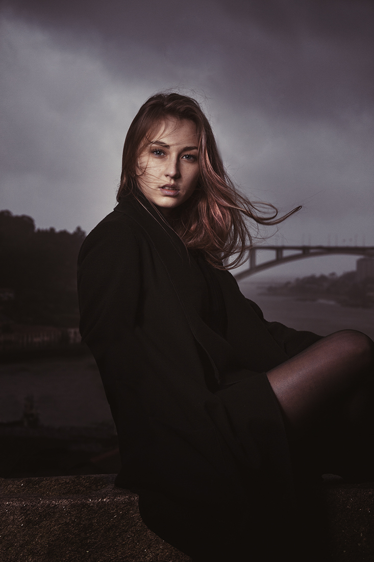 Female model photo shoot of PAULINA FADROWSKA in Porto Portugal