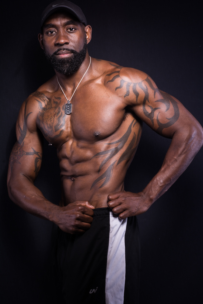 Male model photo shoot of Blackness