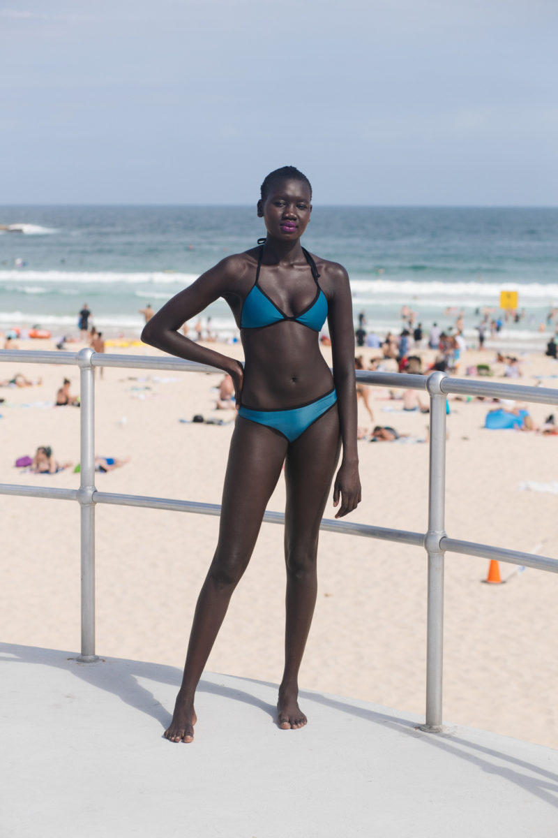 Female model photo shoot of Nyibol in Bondi Beach