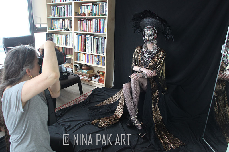 Female model photo shoot of Nina pak