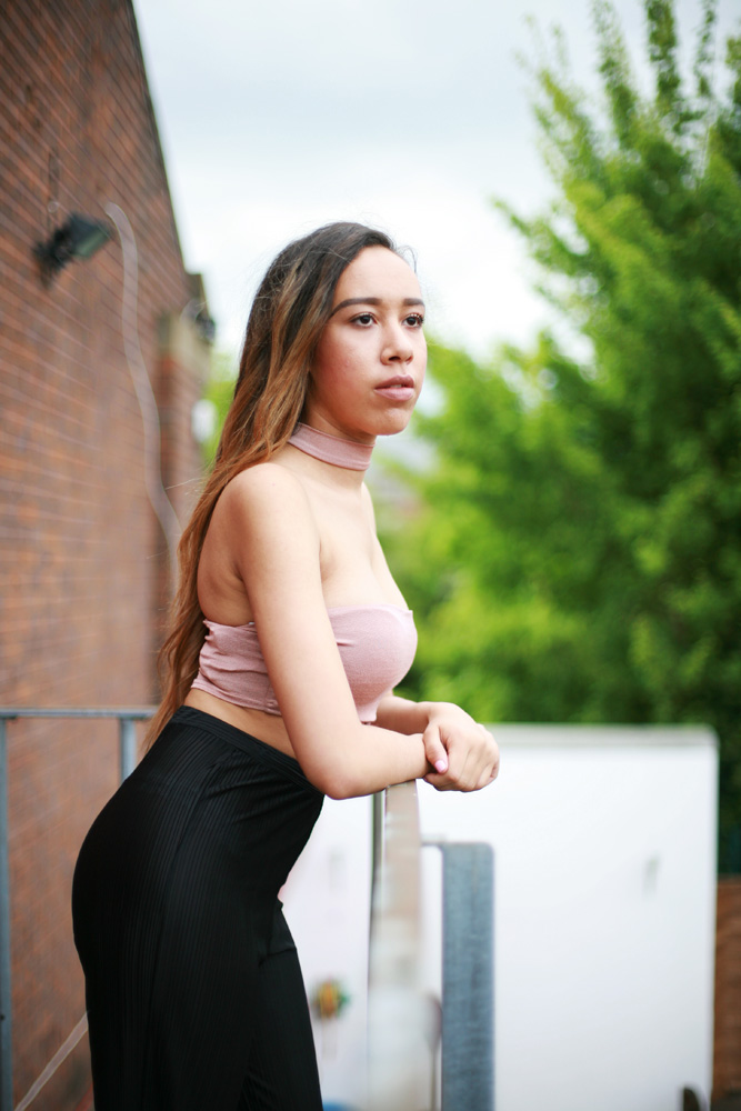 Female model photo shoot of Karisx in Salford, Manchester