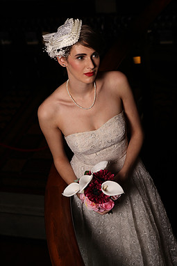 Female model photo shoot of Pixi Blush in Pitcher and Piano Nottingham