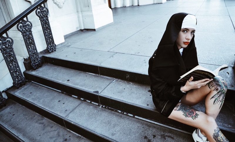 Female model photo shoot of Mila Alieva in Los Angeles