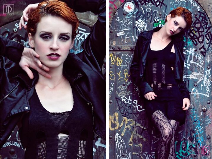 Female model photo shoot of -JenniferJones- by Inhumane Desire, makeup by Kaitlyn Vitug