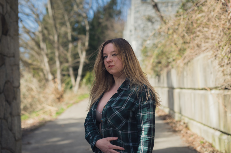 Female model photo shoot of Amanda Neil in Queen Elizabeth Park, Vancouver