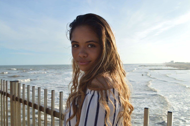 Female model photo shoot of Zazel Ramirez in Galveston, Texas