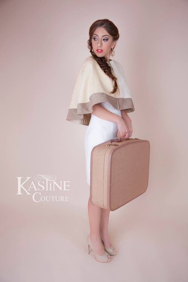 Female model photo shoot of Kastine Couture