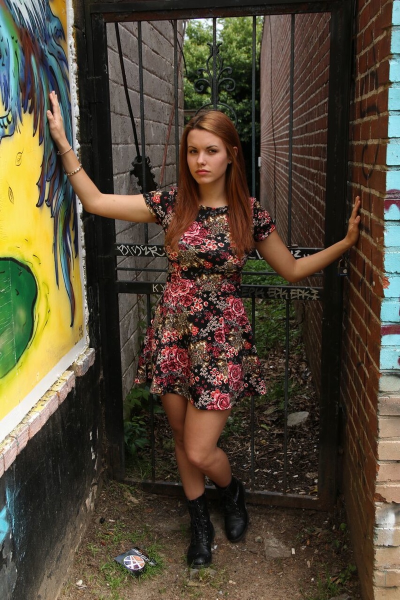 Female model photo shoot of LandonTate in Little Five Points