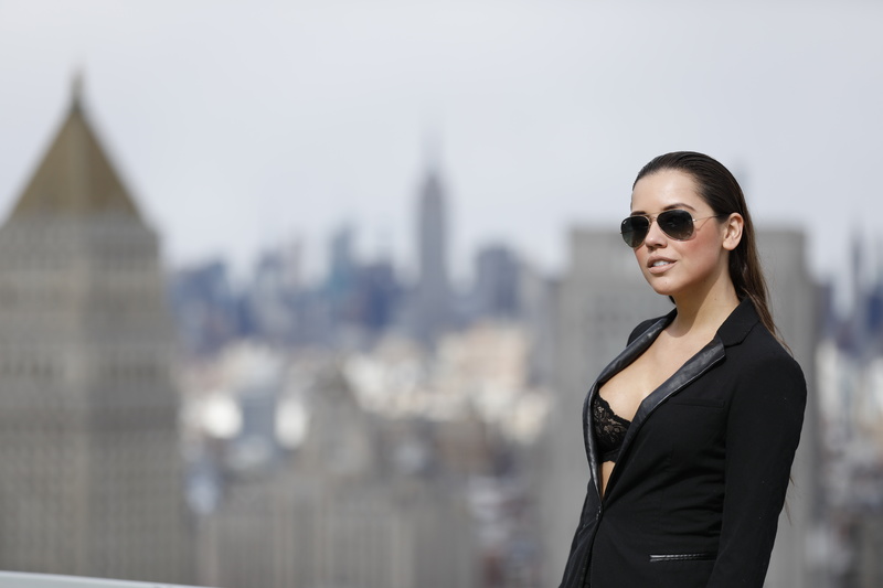 Female model photo shoot of lauravilam in new york