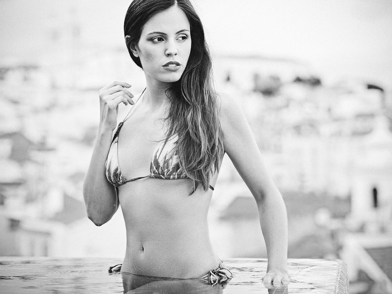Female model photo shoot of Filipa Monteiro in Memmo Alfama Hotel