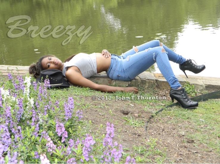 Female model photo shoot of BreezyBri_ in Lakeside Park in Highland Park, Dallas